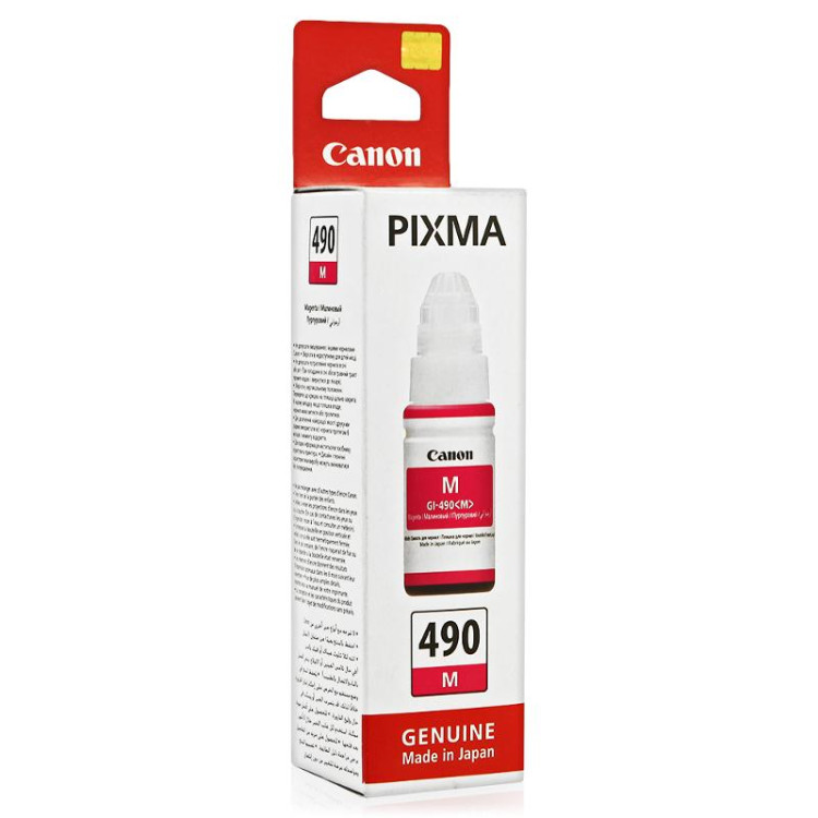 Контейнер с чернилами Canon GI-490 M красные (PIXMA G1400 / G2400 / G3400/ G4400) 70мл Контейнер с чернилами Canon GI-490 M красные (PIXMA G1400 / G2400 / G3400/ G4400) 70мл