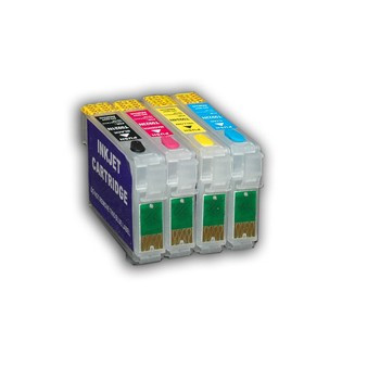 Картриджи перезаправляемые к Epson (T0921-Т924) IST (Stylus C91/ T26/ CX4300/ T27/ CX4300/ TX117)