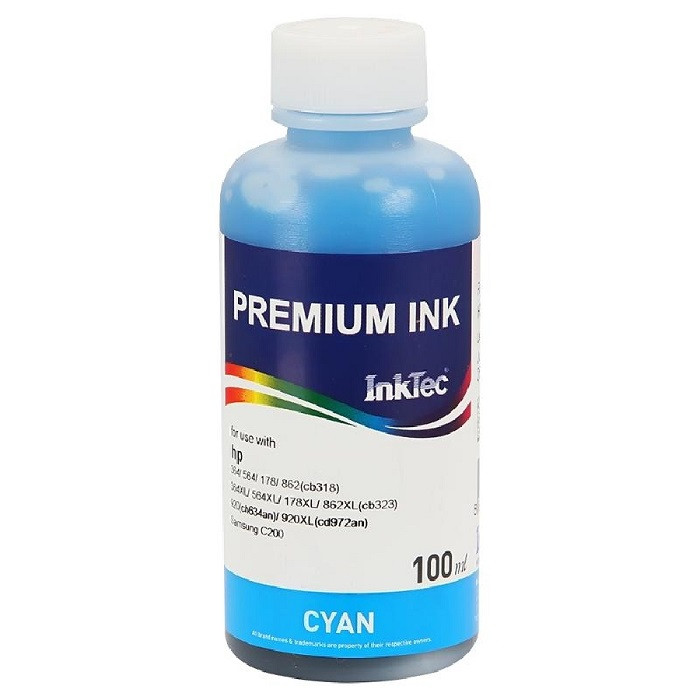 Чернила InkTec 100мл H7064-100MC синие (HP CB318(364/ 564/ 655/ 178/ 862), CB323(364XL/ 564XL) Чернила InkTec 100мл H7064-100MC синие (HP CB318(364/ 564/ 655/ 178/ 862), CB323(364XL/ 564XL)