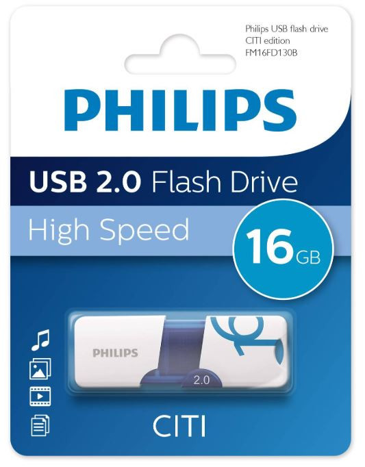 Флеш-накопитель 16Gb USB2.0 Philips CITI2.0 Флеш-накопитель 16Gb USB2.0 Philips CITI2.0