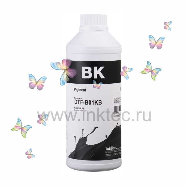 Чернила InkTec 1кг. DTF-B01KB черный для печатных головок EPSON i3200 / DX5 / DX7 / XP600 Чернила InkTec 1кг. DTF-B01KB черный для печатных головок EPSON i3200 / DX5 / DX7 / XP600
