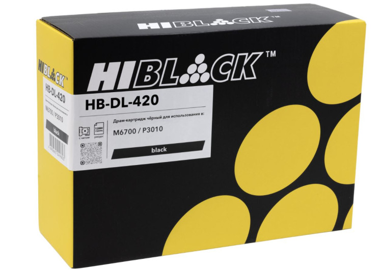 Фотокондуктор DRUM Pantum DL-420 Hi-Black (M6700/ P3010) 12000страниц Фотокондуктор DRUM Pantum DL-420 Hi-Black (M6700/ P3010) 12000страниц
