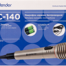 Микрофон беспроводной Defender MIC140 для караоке динамический, металлический корпус, дистанция 15м Микрофон беспроводной Defender MIC140 для караоке динамический, металлический корпус, дистанция 15м