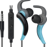 Наушники вкладыши вакуумные с микрофоном Defender OutFit W765 серый+голубой, 1.5м, для смартфонов Наушники вкладыши вакуумные с микрофоном Defender OutFit W765 серый+голубой, 1.5м, для смартфонов