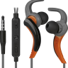 Наушники вкладыши вакуумные с микрофоном Defender OutFit W765 серый+оранжевый, 1.5м, для смартфонов Наушники вкладыши вакуумные с микрофоном Defender OutFit W765 серый+оранжевый, 1.5м, для смартфонов