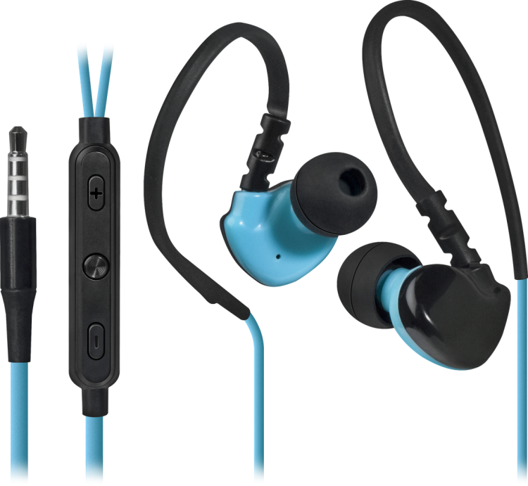 Наушники вкладыши вакуумные с микрофоном Defender OutFit W770 черный+голубой, 1.5м, для смартфонов Наушники вкладыши вакуумные с микрофоном Defender OutFit W770 черный+голубой, 1.5м, для смартфонов